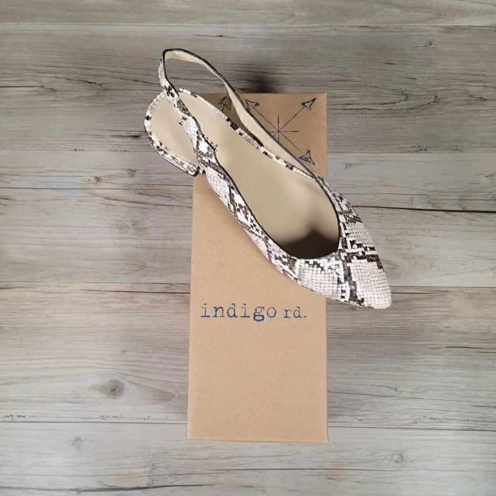 NWOB Indigo Rd. Gabrie Slingback Flats Women's Shoes Sz 7M